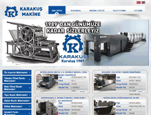 Tablet Screenshot of karakusmakine.com